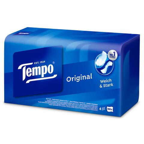 Tempo Original Box 4-Laags Zakdoekjes 100 stuks
