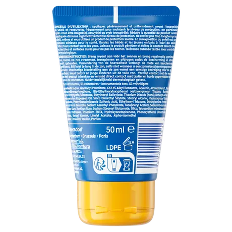 NIVEA SUN Protect & Hydrate Pocket Size Zonnebrand SPF30 Travel Size 50 ML