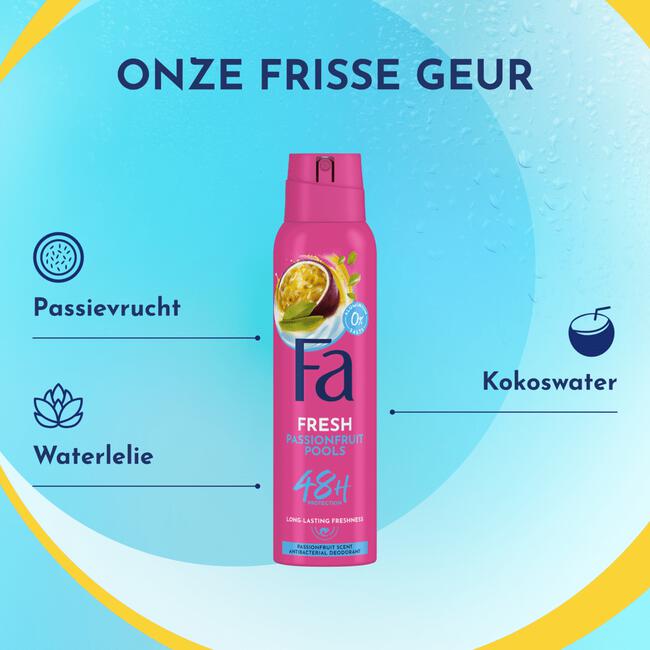 Fa Passionfruit Deodorant Spray 150 ML