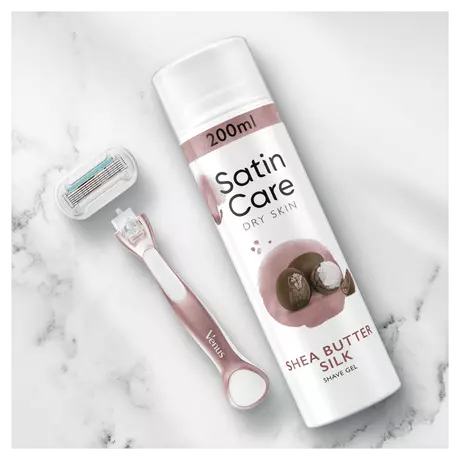 Satin Care Scheergel Droge Huid 200 ML