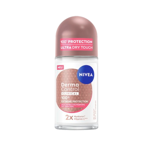 NIVEA Derma Clinical Dry Touch Deodorant Roller 50 ML