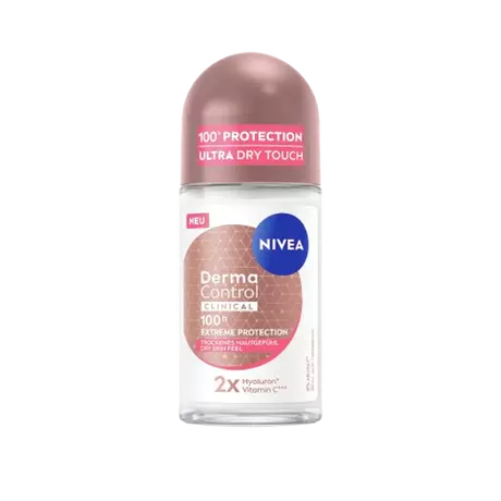 NIVEA Derma Clinical Dry Touch Deodorant Roller 50 ML