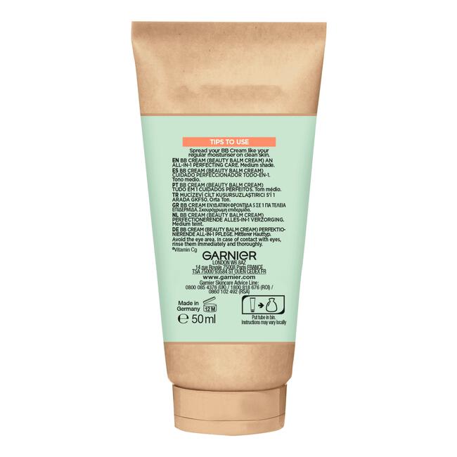 Garnier SkinActive BB Cream SPF 50 Medium 50 ML