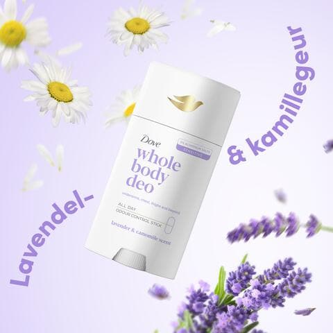 Dove Whole Body Lavender & Chamomile Deodorant Stick 75 gram