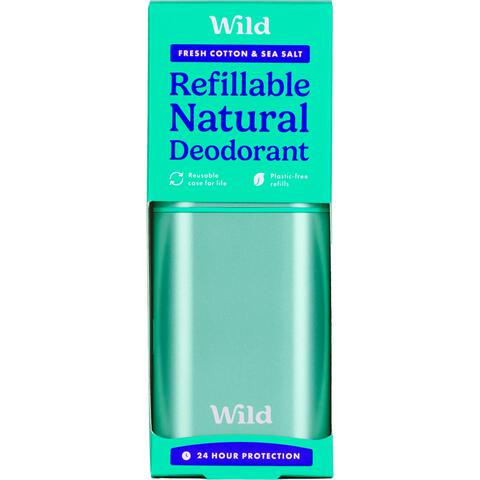 Wild Aqua Case Fresh Cotton & Sea Salt Starterpack Deodorant Stick 1 Stuk