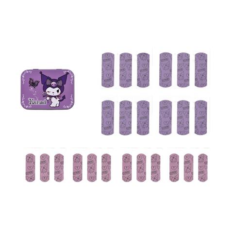 Fancy Label Kuromi Glitter Pleisters In Metalen Blik