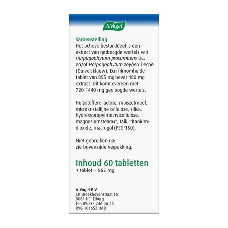 A.Vogel Atrosan bij Milde Gewrichtspijn en Reumatische Pijn Tabletten 60 stuks