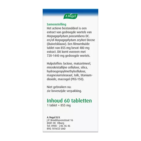 A.Vogel Atrosan Milde Gewrichtspijn en Reumatische Pijn Tabletten 60 stuks