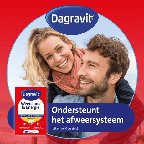 Dagravit Totaal 30 Weerstand & Energie 50 kauwtabletten
