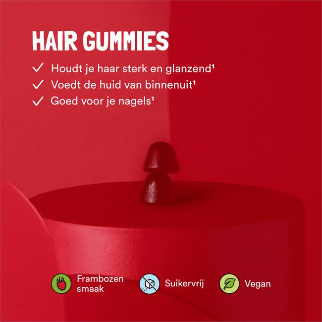 Yummygums Hair Suikervrij 60 stuks