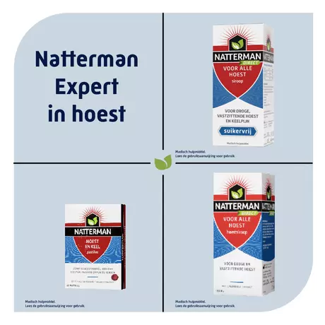 Natterman Direct Voor Alle Hoest Suikervrij Siroop 120 ML