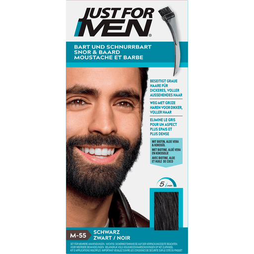 Just For Men Snor & Baard Zwart M55