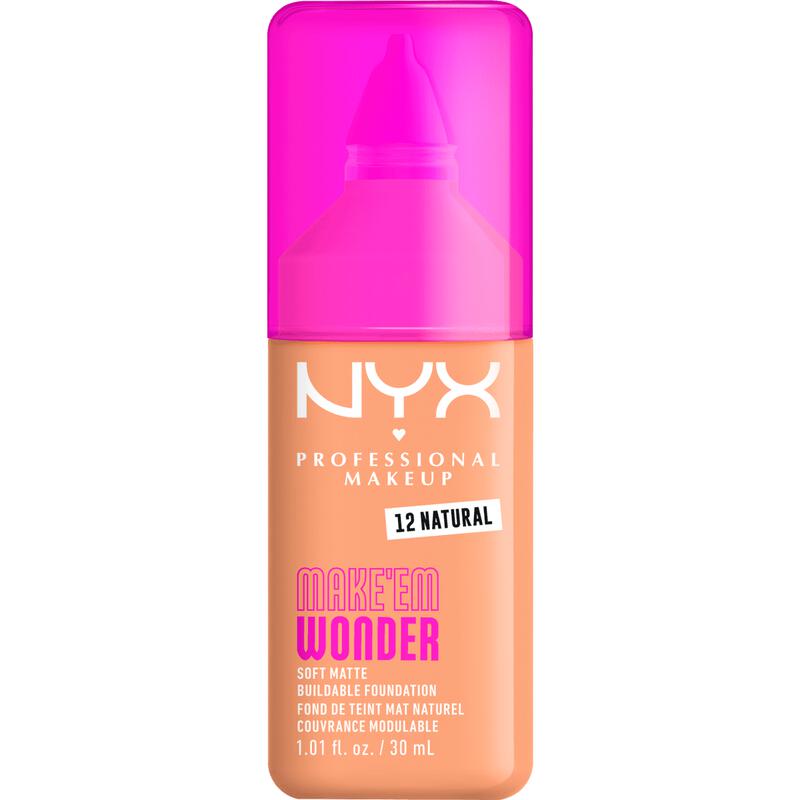 NYX Professional Makeup Make 'EM Wonder Foundation 12 Natural