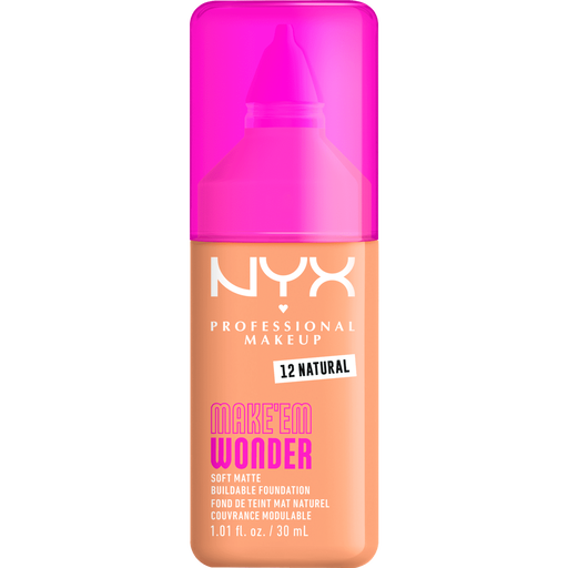 NYX Professional Makeup Make 'EM Wonder Foundation 12 Natural