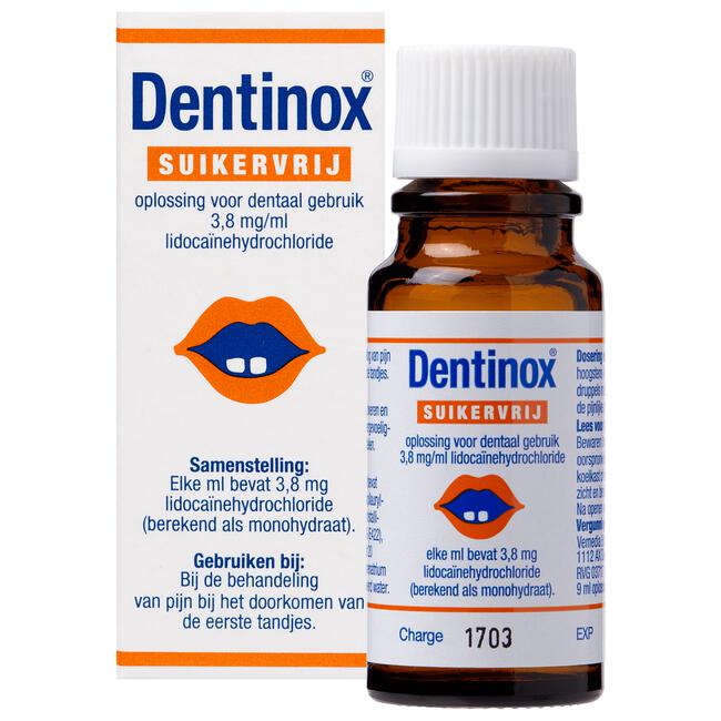 Dentinox Suikervrij 9 ML