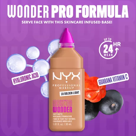 NYX Professional Makeup Make 'EM Wonder Foundation 18 Golden Light