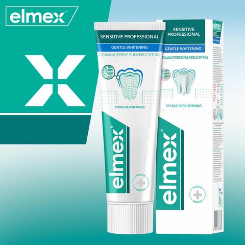 Elmex� Sensitive Professional Gentle Whitening Tandpasta 75 ML