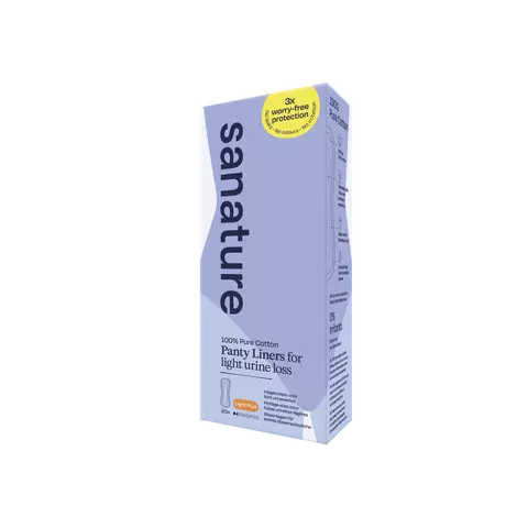 Sanature 100% Katoenen Incontinentie Inlegkruisjes Light Plus 20 Stuk