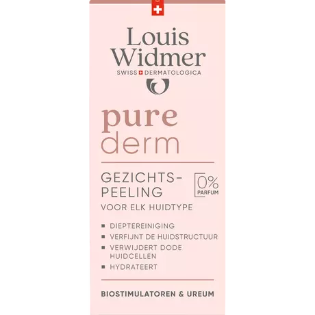 Louis Widmer Purederm Gezichtspeeling Zonder Parfum 50 ML