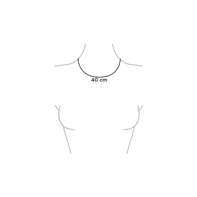 BiSjU Jewellery Ketting met Kleine munten Silver - Stainless Steel