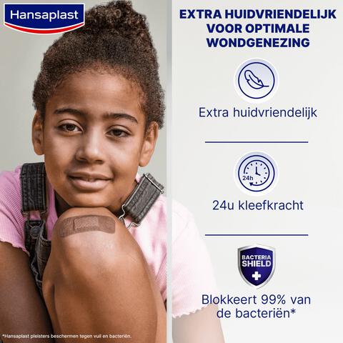 Hansaplast Sensitive Dark 20 stuks