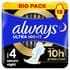 Always Maandverband Ultra Secure Night Wings Big Pack 18 stuks