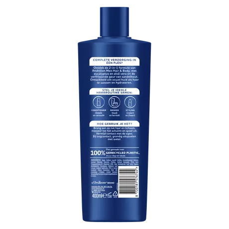 Andrélon Men Hair & Body Shampoo 400 ML