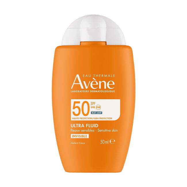 Avène Ultra Fluid Invisible Zonnebrand Gezicht SPF50 50 ML