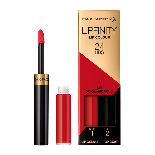 Max Factor Lipfinity Lip Colour Lipstick 125 So Glamorous