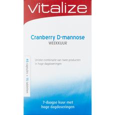 Vitalize Cranberry D-Mannose Weekkuur Capsules