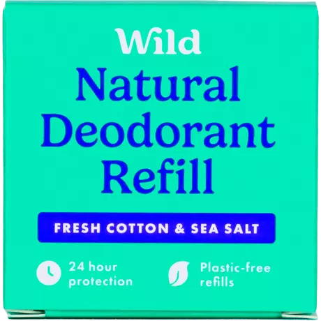 Wild Fresh Cotton & Sea Salt Refill Deodorant Stick 40 gram