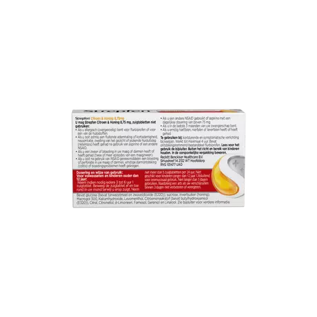 Strepfen Citroen & Honing 8,75 MG Zuigtabletten 16 Stuks