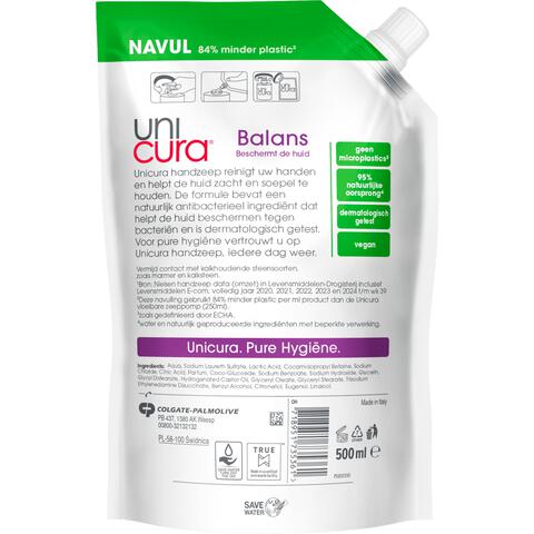 Unicura Balans Navulzak - 500 ML
