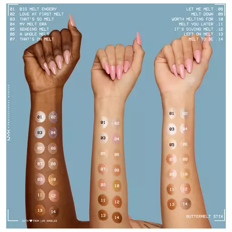 NYX Professional Makeup Buttermelt Glaze Stix 01 Big Melt Energy