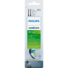 Philips Sonicare Optimal White Opzetborstel Zwart 2 pack - HX6062/88