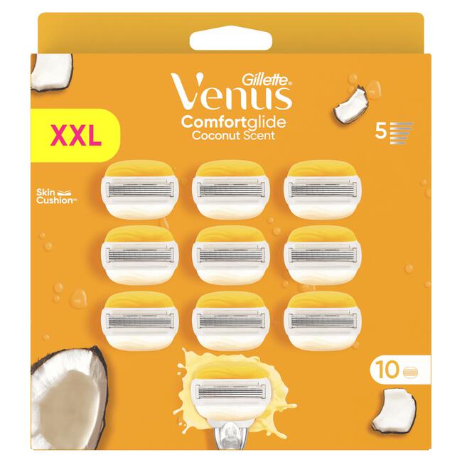Gillette Venus ComfortGlide Coconut Navulmesjes 10 Stuks