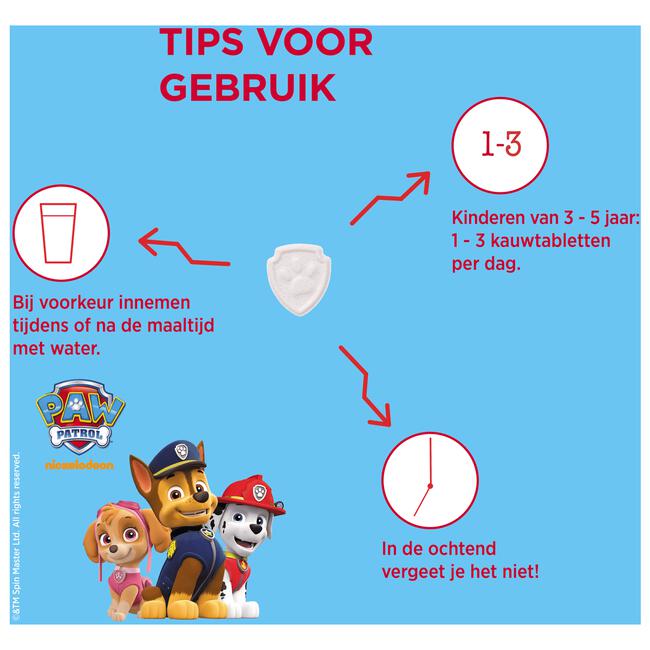 Dagravit Kids-Xtra 3-5 jaar 60 kauwtabletten