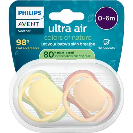 Philips Avent Fopspeen Ultra Air Day 0-6M Double Pack - SCF087/07