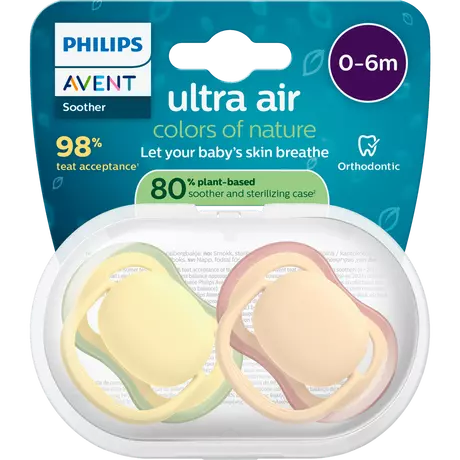 Philips Avent Fopspeen Ultra Air Day 0-6M SCF087/07 2 stuks