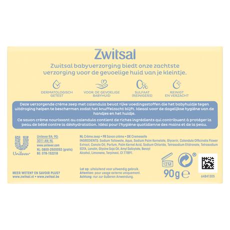 Zwitsal Crème Zeep 4-pack 360 GR