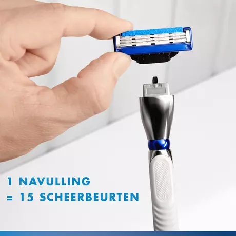 Gillette Mach3 Turbo Navulmesjes 8 stuks