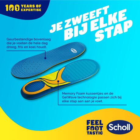 Scholl GelActiv Insoles Casual L