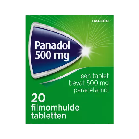 Panadol Paracetamol 500 MG Gladde Tabletten 20 stuks
