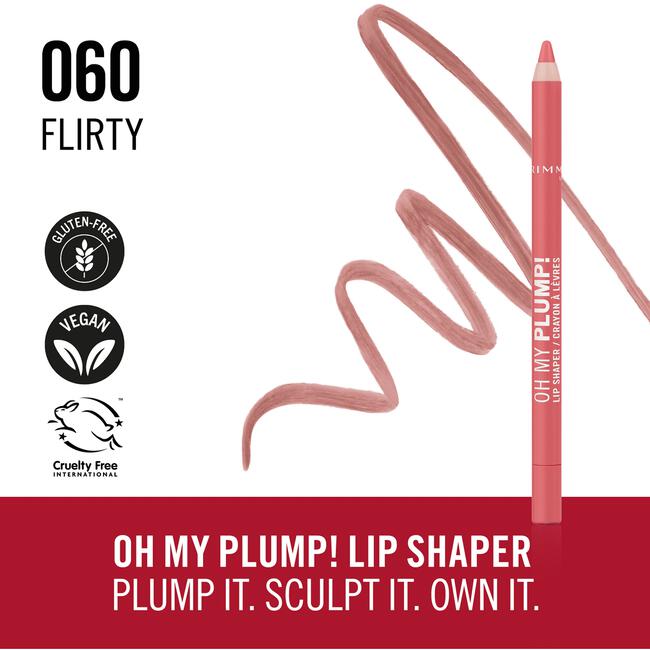Rimmel London Oh My Plump! Lip Liner - Roze - 060 Flirty