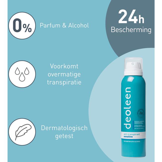 Deoleen Sensitive Anti-Transpirant Deodorant Spray 150 ML