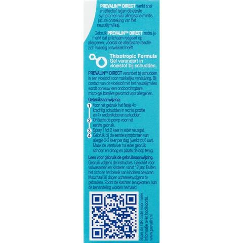 Prevalin Direct Hooikoorts Neusspray 20 ML