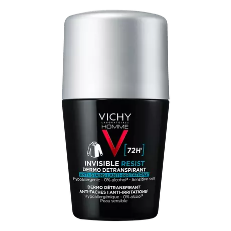 Vichy Homme Deodorant Invisible Resist 72u