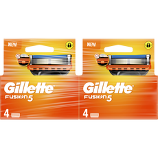 Gillette Fusion5 Navulmesjes Duo Pak 2x4 Stuks