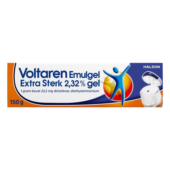 Voltaren Emulgel Extra Sterk 2,32% (diclofenac) 150gr bij Spier- of Gewrichtspijn