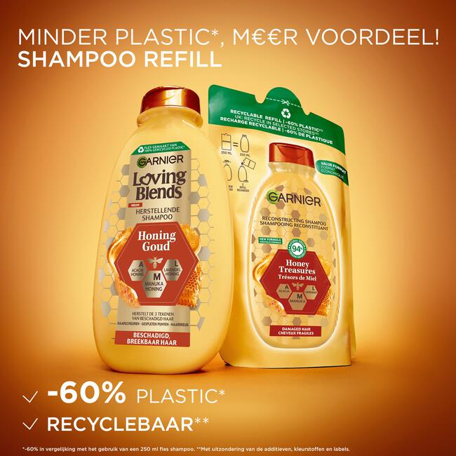 Loving Blends Refill Honing Goud Shampoo Navulling 250 ML